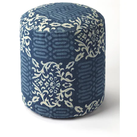 Samode Blue Pouffe